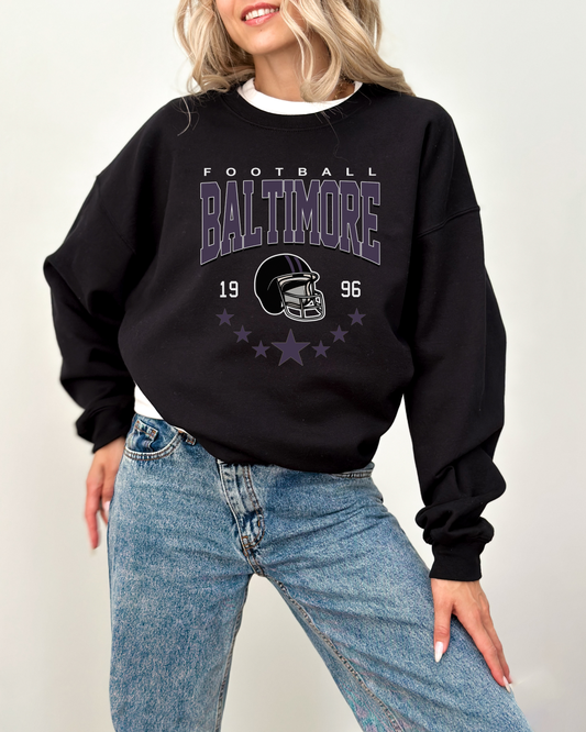 Baltimore Vintage Inspired Crewneck